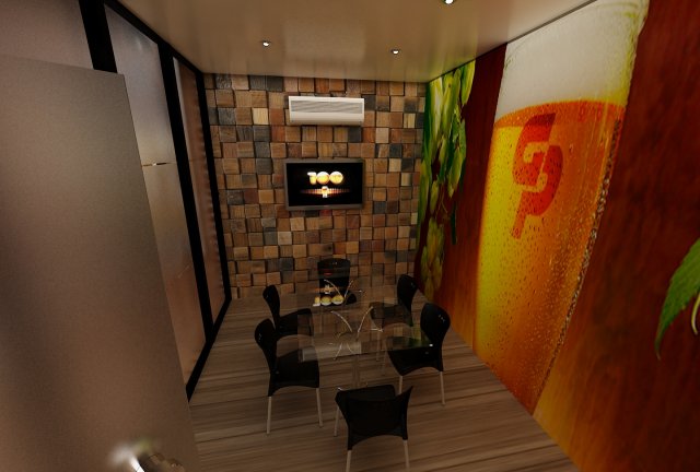 Booth Grupo Petrpolis Modelo 3D .c4d .max .obj .3ds .fbx .stl .blend 
