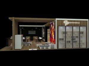 Booth Grupo Petrpolis Modelo 3D