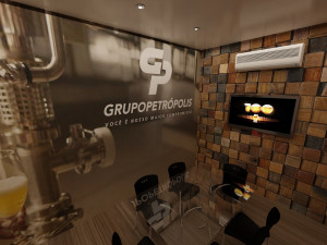 Booth Grupo Petrpolis Modelo 3D