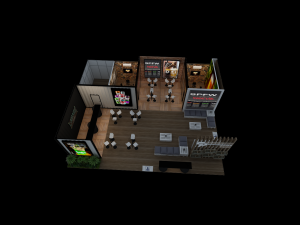 Booth Grupo Petrpolis Modelo 3D