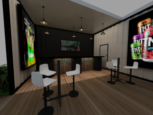 Booth Grupo Petrpolis Modelo 3D
