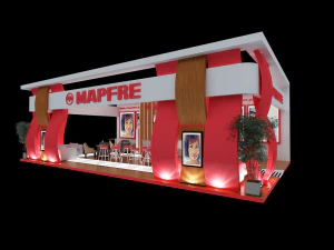 PAC 04 Stand Mapfre Modello 3D