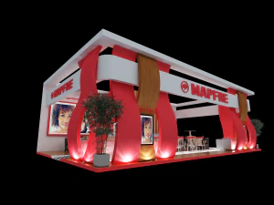 PAC 04 Booth Mapfre 3D Model
