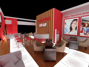 PAC 04 Booth Mapfre 3D Model