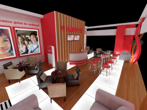 PAC 04 Booth Mapfre 3D Model
