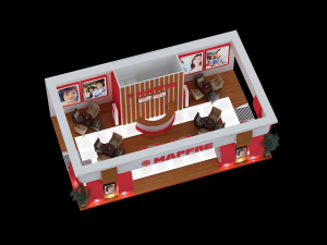 PAC 04 Booth Mapfre Modello 3D