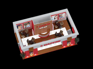 PAC 04 Booth Mapfre 3D Model