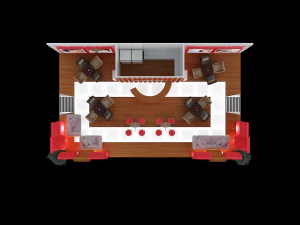 PAC 04 Booth Mapfre 3D Model