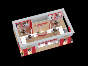 PAC 04 Booth Mapfre Modello 3D