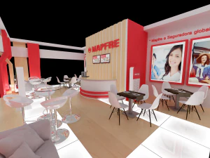 PAC 04 Booth Mapfre 3D Model