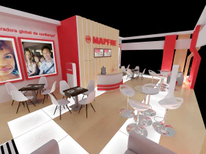 PAC 04 Booth Mapfre 3D Model