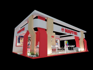 PAC 04 Booth Mapfre 3D Model