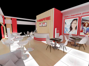 PAC 04 Booth Mapfre 3D Model