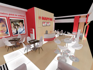 PAC 04 Booth Mapfre 3D Model