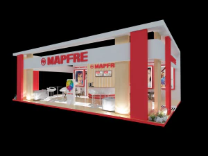 PAC 04 Booth Mapfre 3D Model