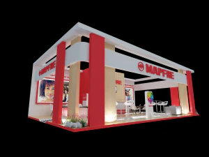 PAC 04 Booth Mapfre 3D Model