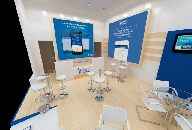 Booth Liberty Modelo 3D .c4d .max .obj .3ds .fbx .stl .blend 
