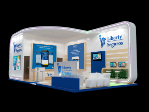 Booth Liberty Modelo 3D