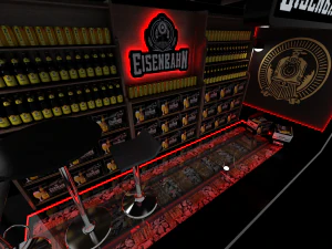 Booth HEISENBAHN 3D Model