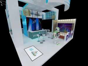 Pack 03 Booth Previsul 3D Model