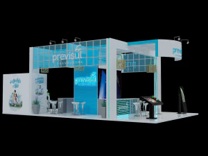 Pack 03 Booth Previsul 3D Model