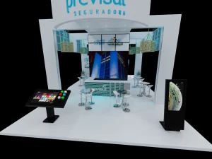 Pack 03 Booth Previsul 3D Model