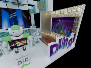 Pack 03 Booth Previsul 3D Model