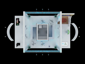 Pack 03 Booth Previsul 3D Model