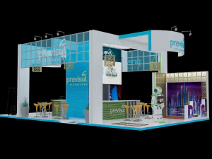 Pack 03 Booth Previsul 3D Model