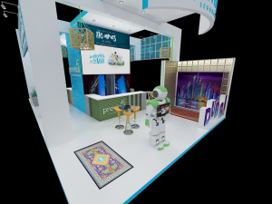 Pack 03 Booth Previsul 3D 모델
