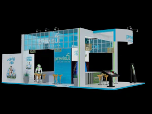 Pack 03 Booth Previsul 3D Model
