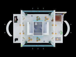Pack 03 Booth Previsul 3D 모델