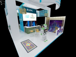 Pack 03 Booth Previsul 3D 모델