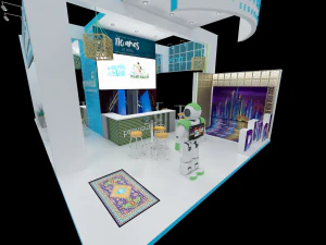 Pack 03 Booth Previsul 3D Model