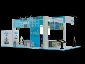 Pack 03 Booth Previsul 3D Model