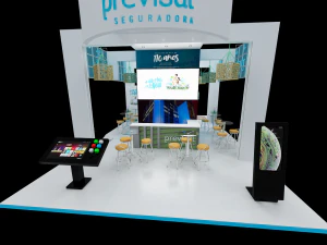 Pack 03 Booth Previsul 3D Model
