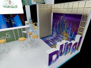 Pack 03 Booth Previsul 3D Model