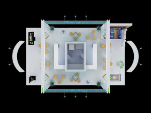 Pack 03 Booth Previsul 3D 모델