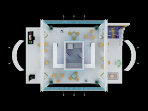 Pack 03 Booth Previsul 3D Model