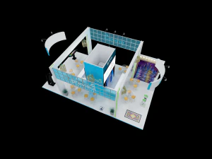 Pack 03 Booth Previsul 3D Model
