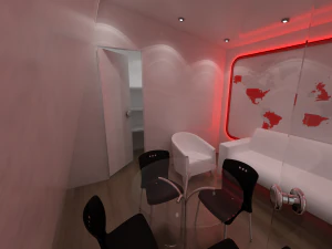 Pack 05 Booths Santander 3D Model