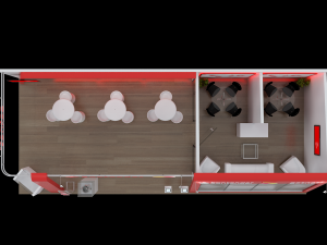 Pack 05 Booths Santander 3Dモデル