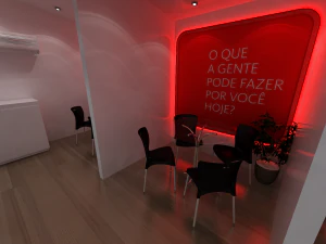 Pack 05 Booths Santander 3D Model