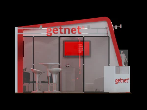 Pack 05 Booths Santander 3D Model