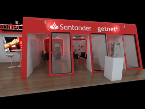 Pack 05 Booths Santander 3Dモデル
