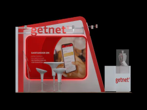 Pack 05 Booths Santander 3D Model