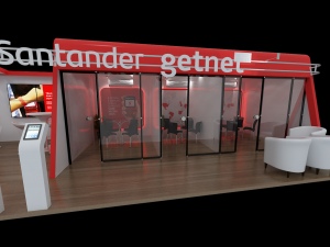 Pack 05 Booths Santander 3Dモデル
