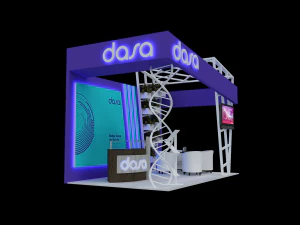 Booth DASA - DNA 3D Model
