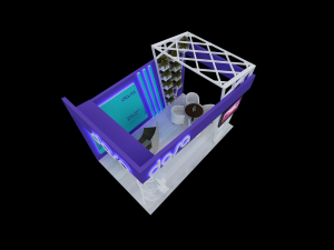 Booth DASA - DNA Modello 3D