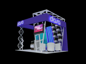 Booth DASA - DNA 3D Model